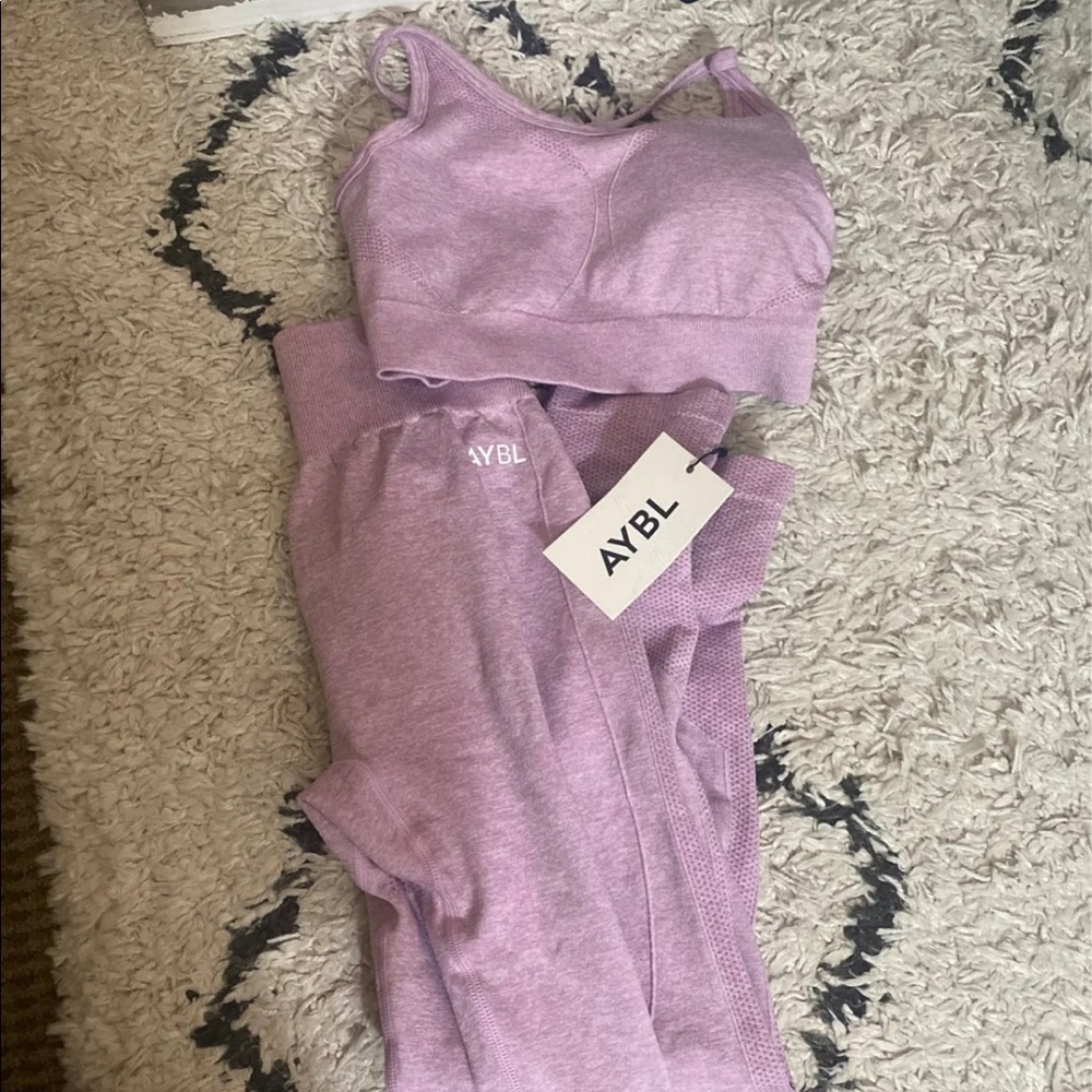 AYBL motion set with sports bra and leggings